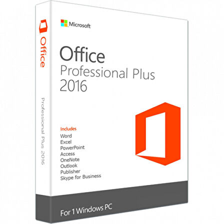 Office 2016 Pro Plus Retail Dijital Lisans Anahtarı