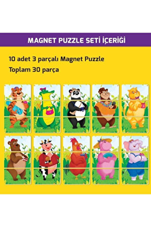 2+ Yaş Magnet Puzzle Dikkat Geliştiren Zeka Oyunu Ve Cırt Cırtlı Etkinlik Kitabım