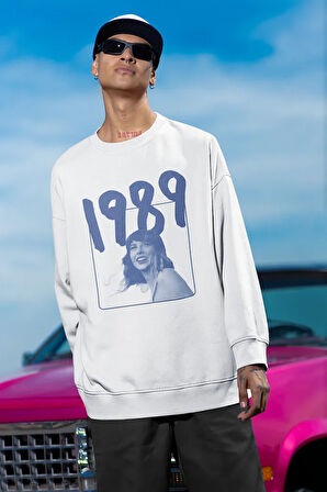 1989 Yazılı Unisex Oversize Taylor Swift Sweatshirt