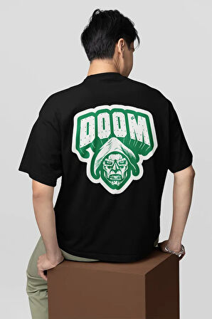 Doctor Doomsday Baskılı Unisex Oversize Marvel Karakter Tişört