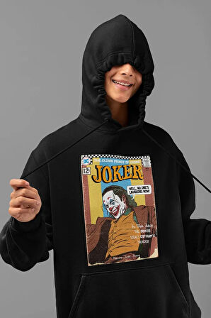 Joker Film Karakteri Baskılı Unisex Oversize Hoodie
