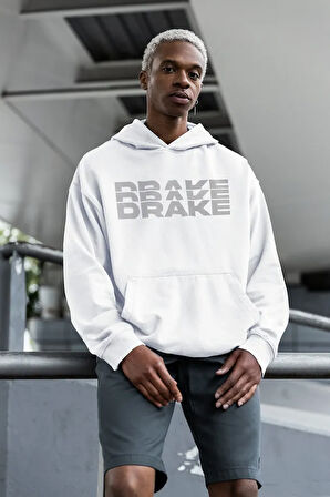 Drake Rapper Baskılı Unisex Oversize Şarkıcı Hoodie