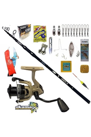 Okuma Outrax 6000 360cm 3,5lbs Carp-x Profesyonel Sazan Kıyı Olta Takımı Seti