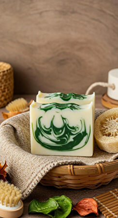 ALOE VERA YAĞLI EL YAPIMI SABUN NEMLENDİRİCİ YATIŞTIRICI ETKİLİ Soğuk İşlem Bitkisel İçerikli 100
