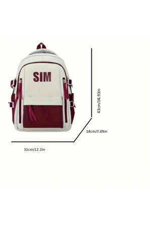 Dayanıklı Oxford Seyahat Sırt Çantası - Günlük, Okul Çantası