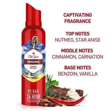 Old Spice Original Deodorant Sprey 140 ML