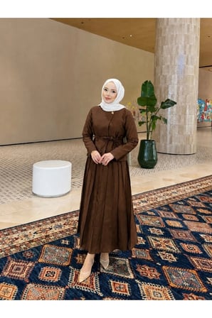 Olera Etekli Tesettür Takım