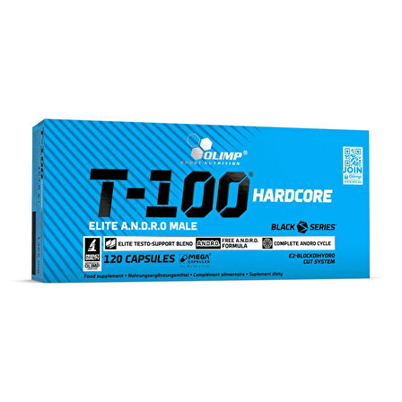 OLIMP T-100 GH HARDCORE, Test Booster+Tribulus 120 caps