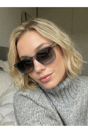 Oliver Füme Gri Unisex Erkek Kadın uv400 Güneş Gözlüğü(Metal menteşeli ) Asetat Gözlük