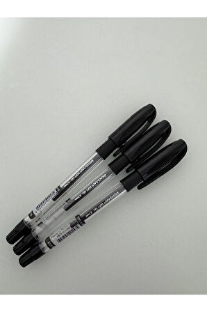 Tükenmez Kalem Soft Gel 0,7 MM Siyah (3 Adet)