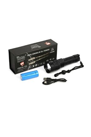 Watton 3000 Lümen Güçlü El Feneri Wt-604
