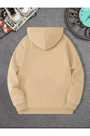 One Yazı Baskılı Kapüşonlu Sweatshirt