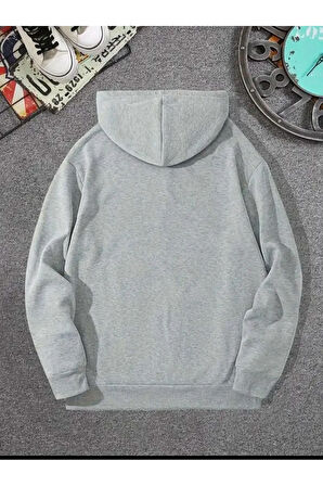 One Yazı Baskılı Kapüşonlu Sweatshirt