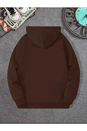 One Yazı Baskılı Kapüşonlu Sweatshirt