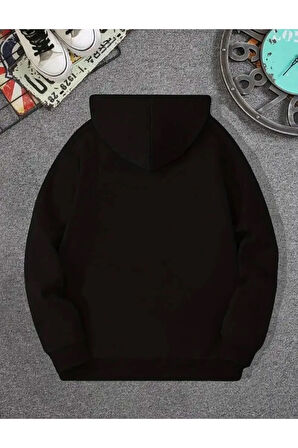 One Yazı Baskılı Kapüşonlu Sweatshirt