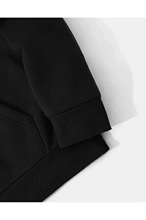 One Yazı Baskılı Kapüşonlu Sweatshirt