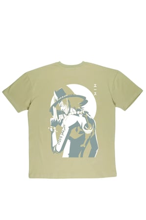 Lenithra One Piece Luffy Anime Sırt Baskılı Unisex Oversize T-shirt Bej / XL