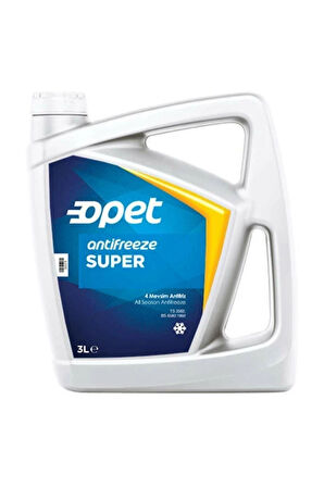 Opet Süper Antifriz 3 Litre Mavi