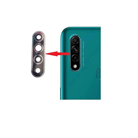 Realme 5i İle Uyumlu Kamera Camı 