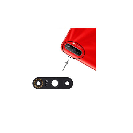 Realme C3 İle Uyumlu Kamera Camı 