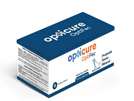 Opticure Opitfec Demir Takviye Vitamin 10 x 10 ml (Kedi-Köpek Için)