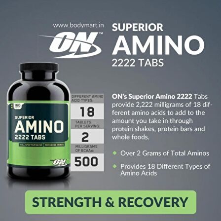 Optimum Superior Amino 2222 320 Tablets - 160 Servis