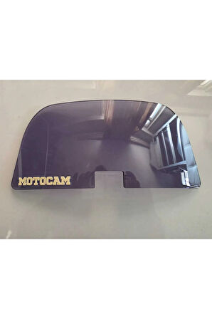 MOTOCAM Rüzgar Saptırıcı Deflektör Camı Ortadan Deliksiz 27x12cm Füme Renkli   (APARATSIZDIR)