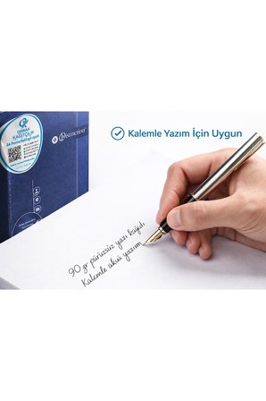 A4 Kağıt 90 gr 100 Adet – Premium Yazıcı ve Kalem Uyumlu Ofis Kağıdı