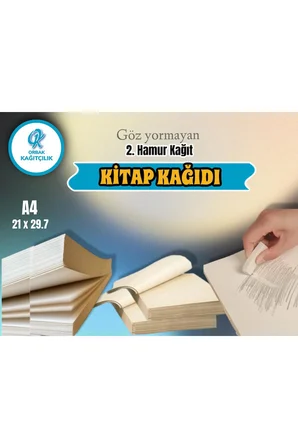 A4 Kraft Saman Kağıdı Paketleme Hobi Etiket Kağıdı 135 gram 25 Adet (0,21KG)