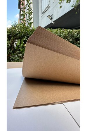 Kraft Kağıt 115gr 35x50cm Baskısız 50 Adet Kraft Kağıt Oto Paspas (1 KG)