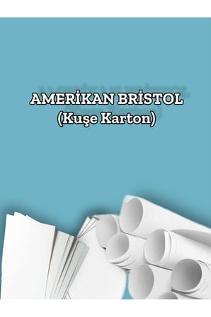 300 Gr. Amerikan Bristol Kağıt Karton 70x100 50 Adet (10,5 KG)