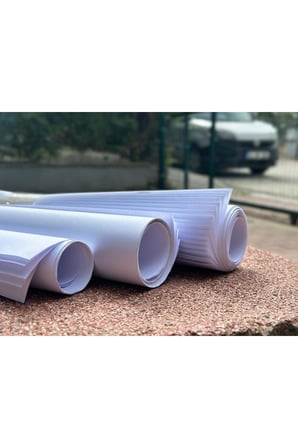 50x70 Ambalaj Ve Çeyiz Paketleme Kağıdı 15 Adet beyaz Kağıt