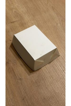 Kumpir Patates Konik Karton Kutu 13 Oz 8x12x4 cm Yağ Geçirmez Gıda Uyumlu 50 Adet