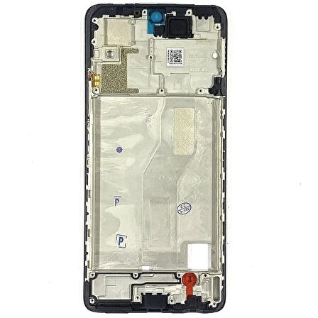 Xiaomi Redmi Note 10 Pro 4G İle Uyumlu Orta Kasa Ekran Çıtası Siyah