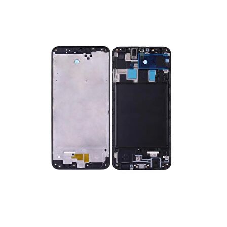 Samsung Galaxy A20 A205F İle Uyumlu Orta Kasa Ekran Çıtası Siyah