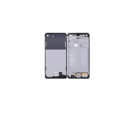 Samsung Galaxy A21 A215F İle Uyumlu Orta Kasa Ekran Çıtası Siyah