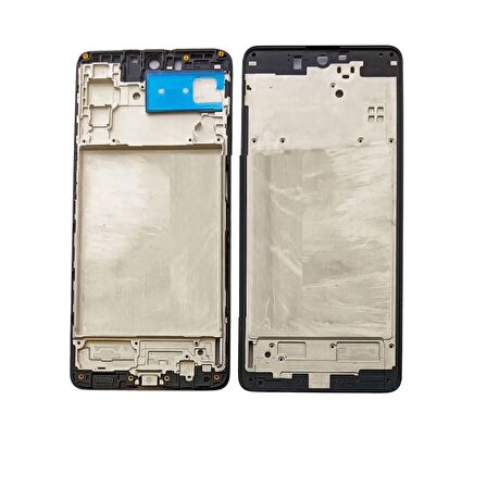 Samsung Galaxy M51 M515F İle Uyumlu Orta Kasa Ekran Çıtası Siyah