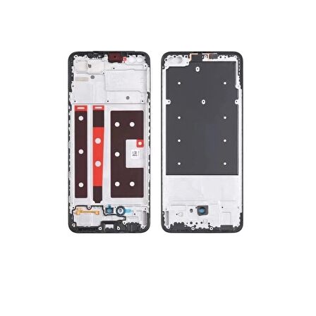 Oppo Reno 4 Lite İle Uyumlu Orta Kasa Ekran Çıtası Siyah