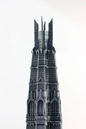 Orthanc Tower Figürü - Yüzüklerin Efendisi Orthanc Kulesi Lotr Lord Of The Rings Isengard