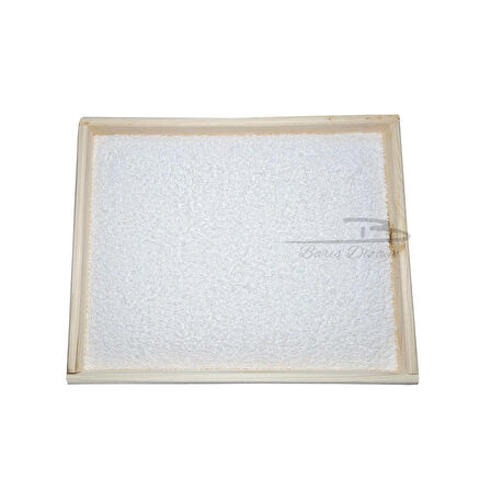 Barış Dizayn Doğal Ahşap Ortopedik Wellsoft Peluş Kedi Yatağı Yer Yatağı 40x50cm (2 renk)