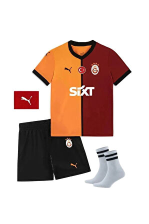 Yenteks  Victor. Osimhen. 45 Numara Sarı-Kırmızı Iç Saha Galatasaray. Çocuk Forma Takımı