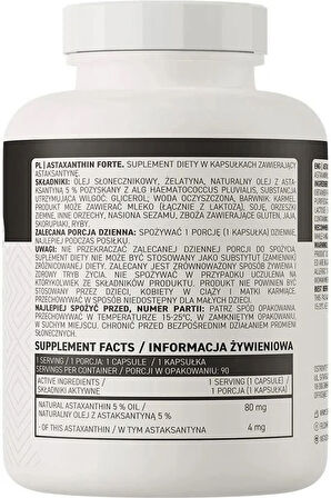 OstroVit Astaxanthin FORTE 90 caps