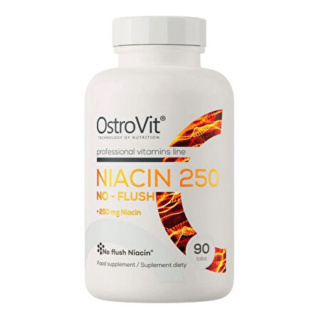 Ostrovit Niacin Vitamin B3 250 mg no-flush 90 tablet