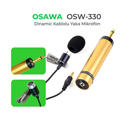 OSAWA OSW-330 1000 Ohm YAKA MİKROFON