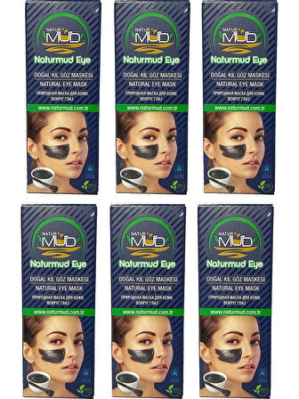 Naturmud Göz Peloid Çamur Maske Peeling 6 Tüp 25 m