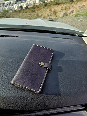 Hakiki Deri Kadın Cüzdan Bozuk Para Kartlık ve Kağıt Para Gözlü