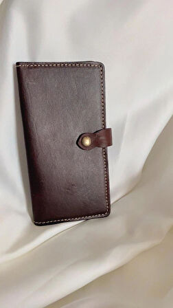 Hakiki Deri Kadın Cüzdan Bozuk Para Kartlık ve Kağıt Para Gözlü