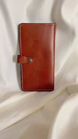 Hakiki Deri Kadın Cüzdan Bozuk Para Kartlık ve Kağıt Para Gözlü