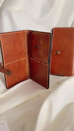 Hakiki Deri Kadın Cüzdan Bozuk Para Kartlık ve Kağıt Para Gözlü