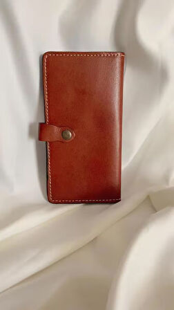 Hakiki Deri Kadın Cüzdan Bozuk Para Kartlık ve Kağıt Para Gözlü